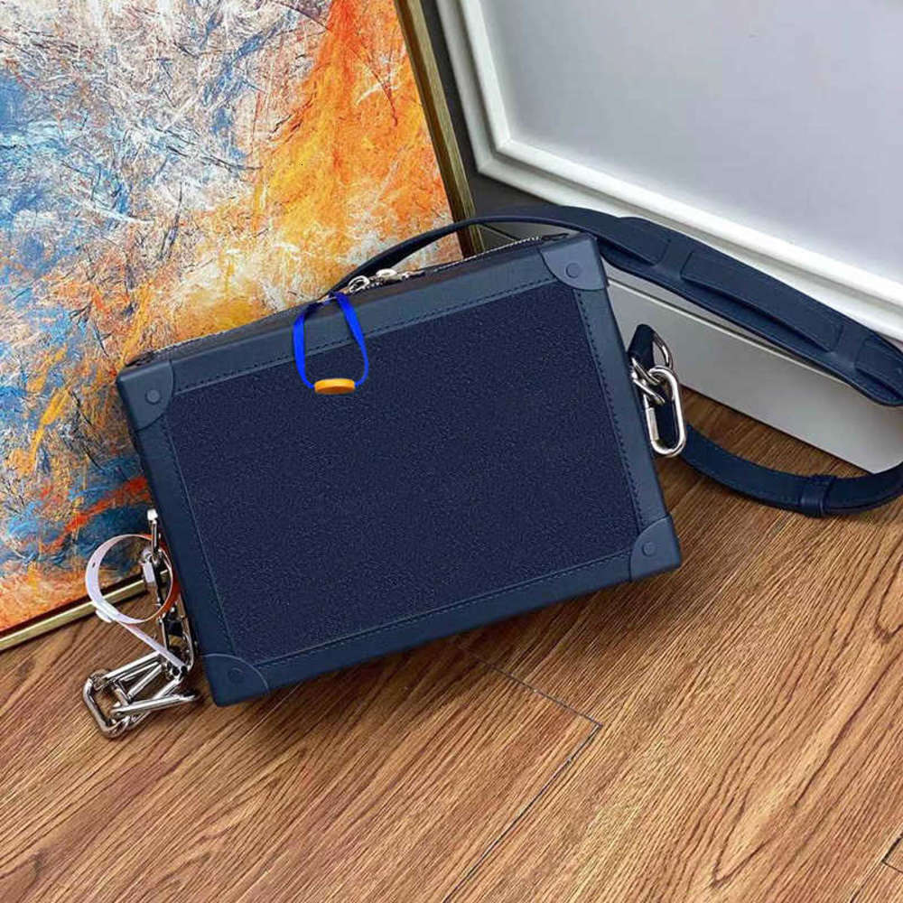 

7A+Fashion 2021 new style women bags Denim Broma flower screen print on canvas M57283 Canvas with leather trim Adjustable leather chain shoulder bag