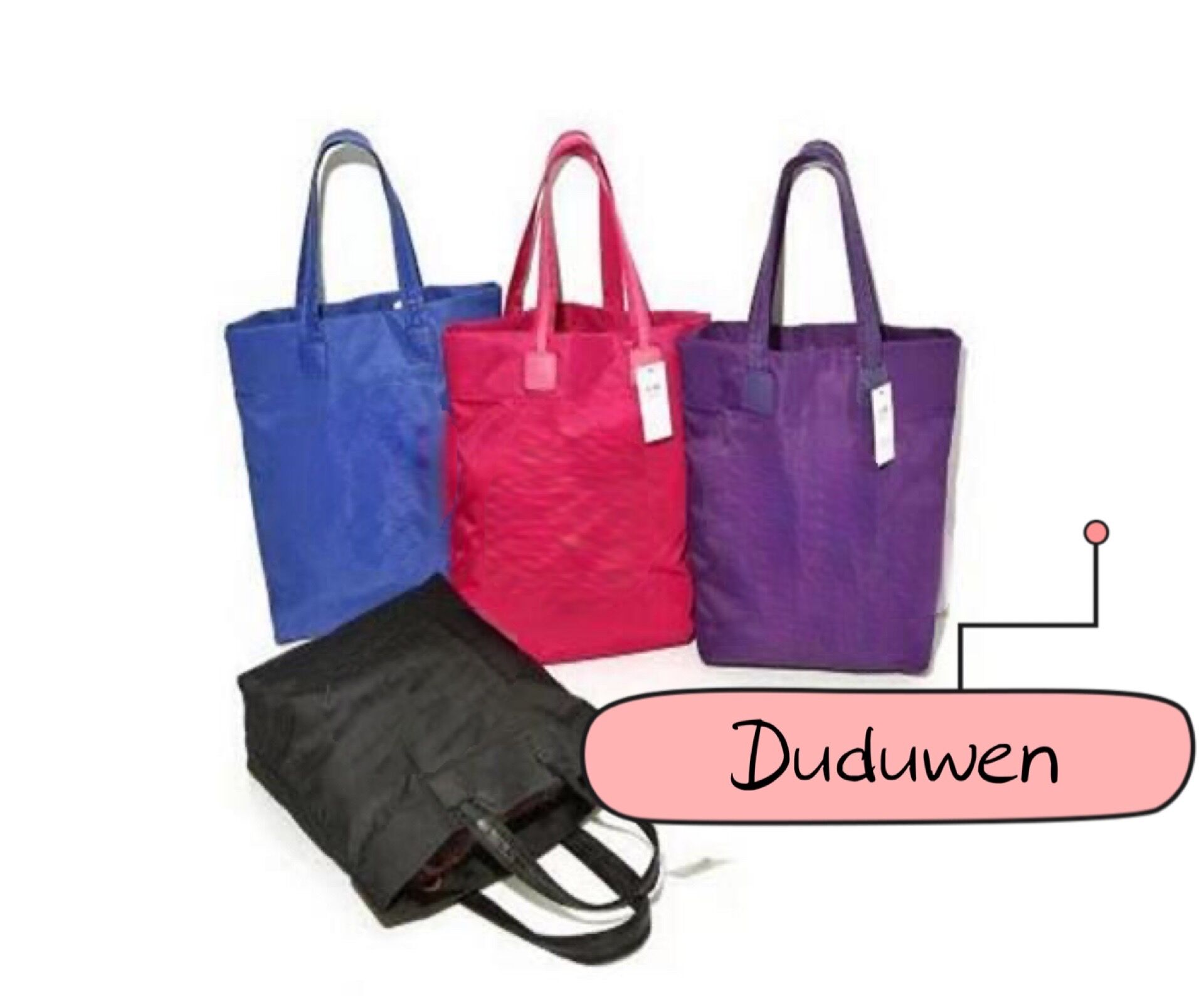 

40X42X12Cm color option classic co makeup storage bag fashion cosmetic gift nynone tote shopping bag duduforvip, Customize