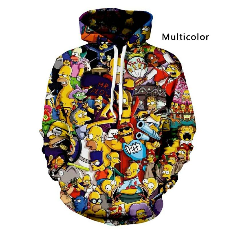 

Men's Hoodies & Sweatshirts Fashion 3D Full Body Printing Custom Logo Design Anime Yellow Family Pattern Sweatshirt Casual Hoodie, Bp032