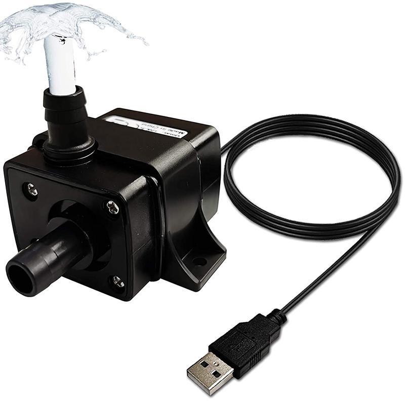 

USB Submersible Water Pump, Ultra Quiet Energy-Saving for Pond, Aquarium, Fish Tank Fountain, Small Water Pump