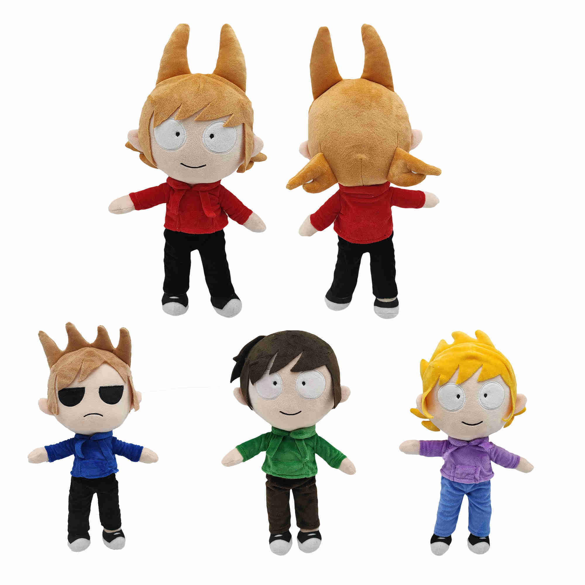 

32-38CM Creative Eddsworld Plush Doll Anime Peripheral Plush Toys Home Decoration Children's Holiday Gifts H1025, Lvyifu