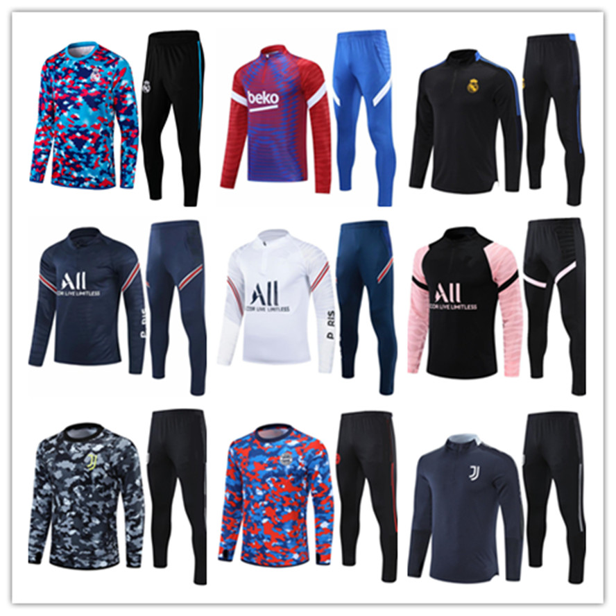

2021 2022 men soccer jersey training suit tracksuits kits chandal futbol 21 22 mens football jerseys tracksuit jacket jogging tuta survetement foot, Men tracksuit