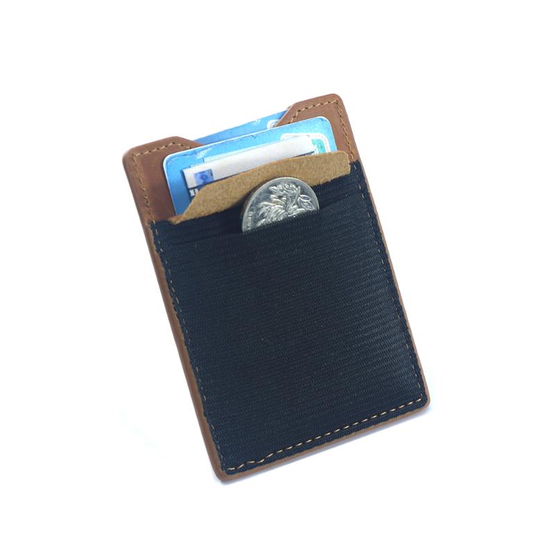 

Wallets Mens Slim Wallet RFID Leather Minimalist Front Pocket Holders Thin Genuine Elastic