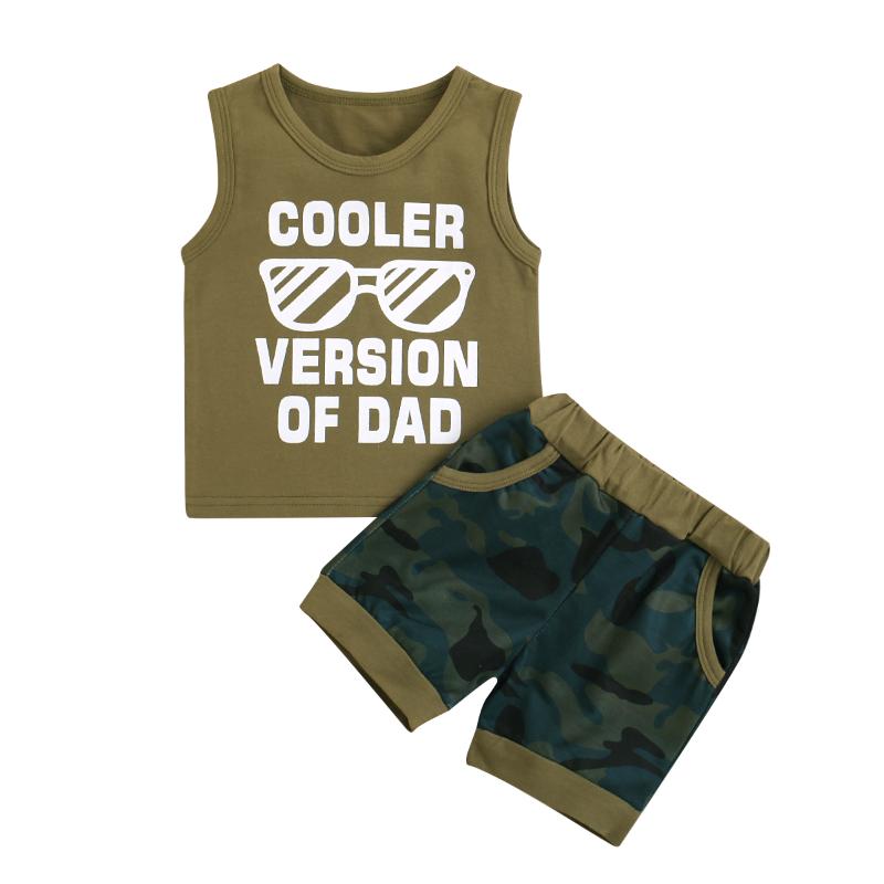 

Clothing Sets Ma&Baby 0-24M Casual Born Toddler Baby Boy Clothes Set Cute Letter Vest T Shirt Tops Camo Shorts Outfits Costumes