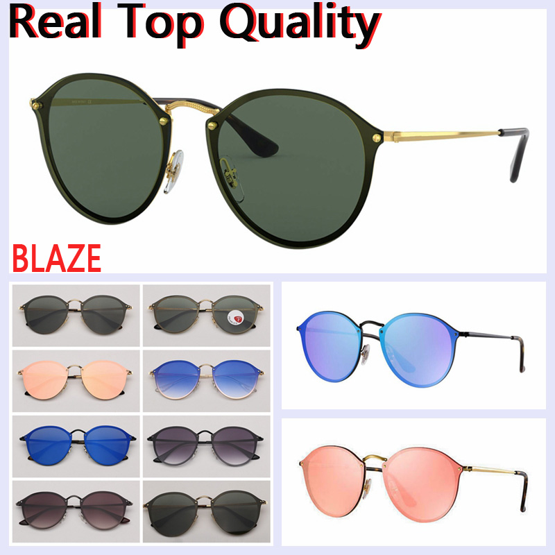 

designer Sunglasses Fashion Mens Sunglasses Blaze Design women Sun Glasses blaze shades Des Lunettes De Soleil Leather Case retail package!