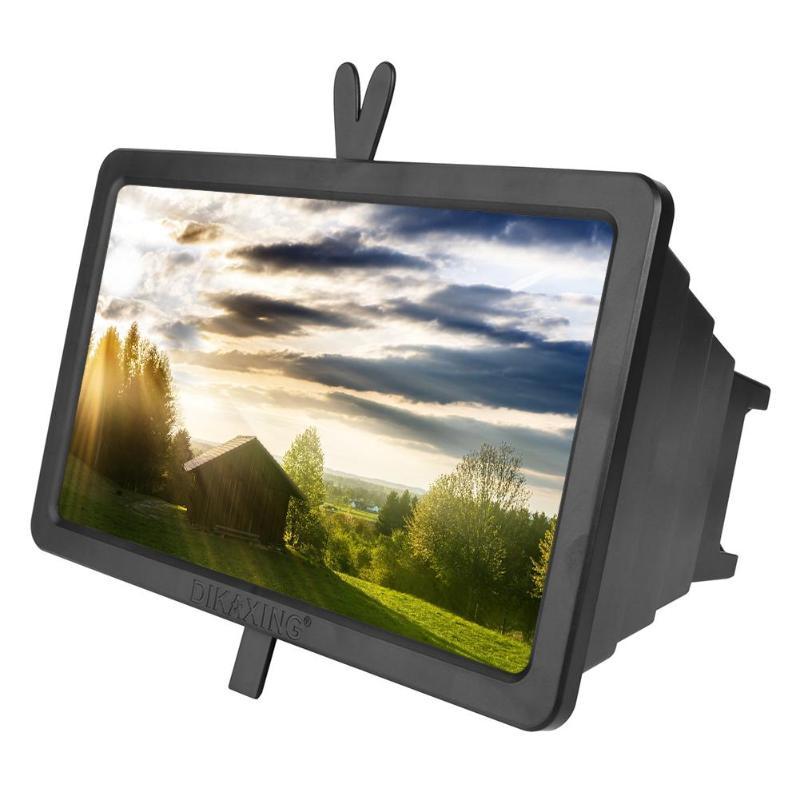 

Cell Phone Mounts & Holders 14 Inch Mobile Screen Magnifier Bracket Enlarge Stand Eyes Protection Universal 3D Display Expander, Black