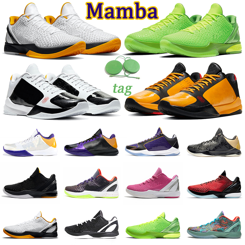 

Mamba Zoom 6 Protro Men Basketball Shoes Grinch Mambacita Del Sol Chaos Alternate Bruce Lee 5 Rings Lakers Purple Prelude Mens Trainers Outdoor Sports Sneakers, 5 protro bruce lee del sol