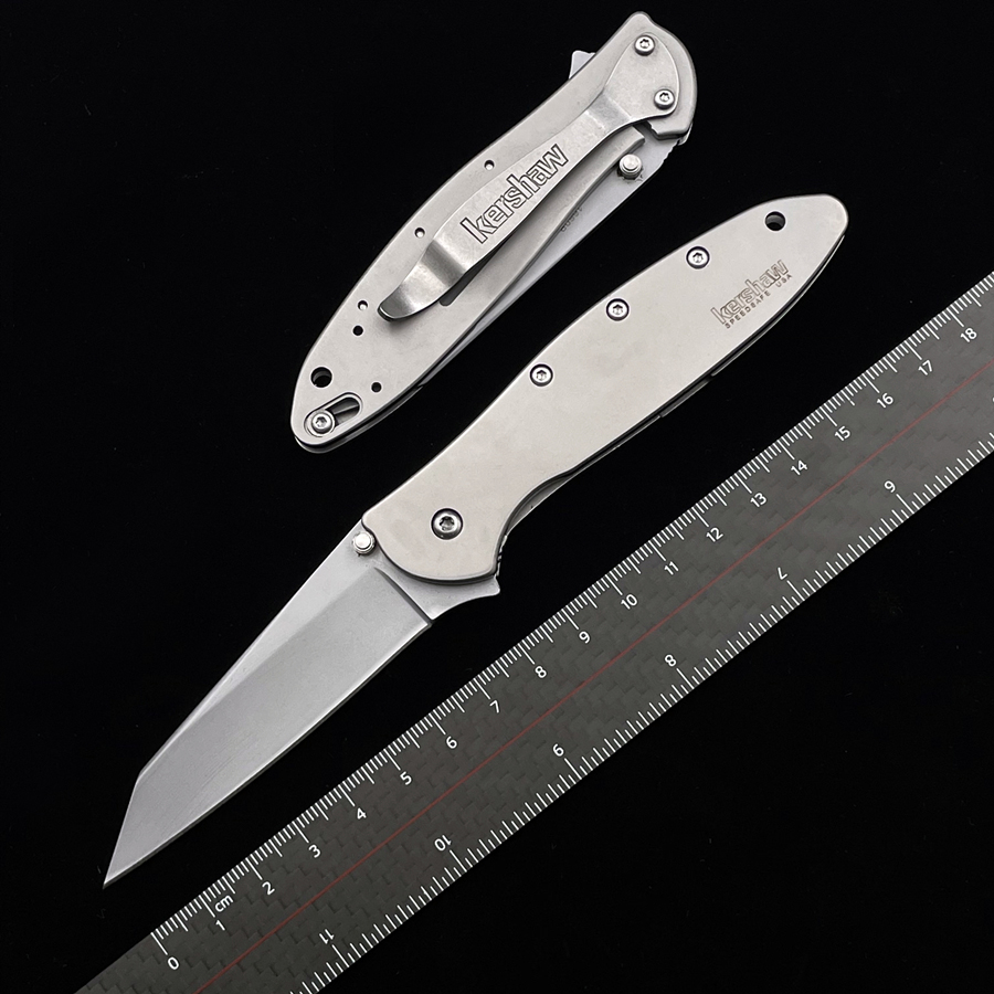 

Kershaw 1660R Tanto Blade Ken Onion Random Leek Assisted Flipper Knife 3" Sandvik 14C28N Outdoor Camping Hunting Pocket EDC Utility KNIVES