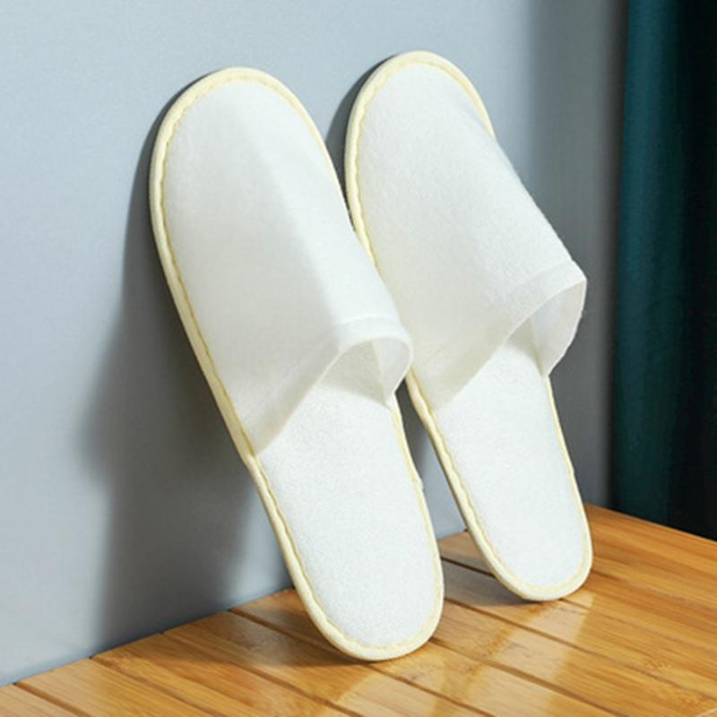 

Slippers 5-100Pair Disposable Travel El White Towelling Closed Toe Spa Shoes Bathroom Sets Washroom Shower Bath Accessories, Blue
