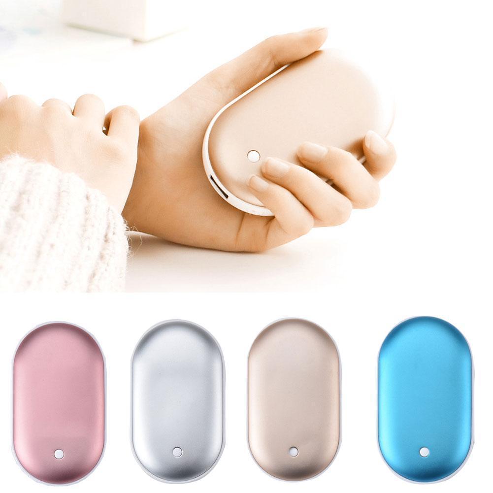 

Electronics Winter Mini Hand Warmer Heating Pad USB Rechargeable Handy Heater Pocket Cartoon Electric Heater Warm 5200mAh