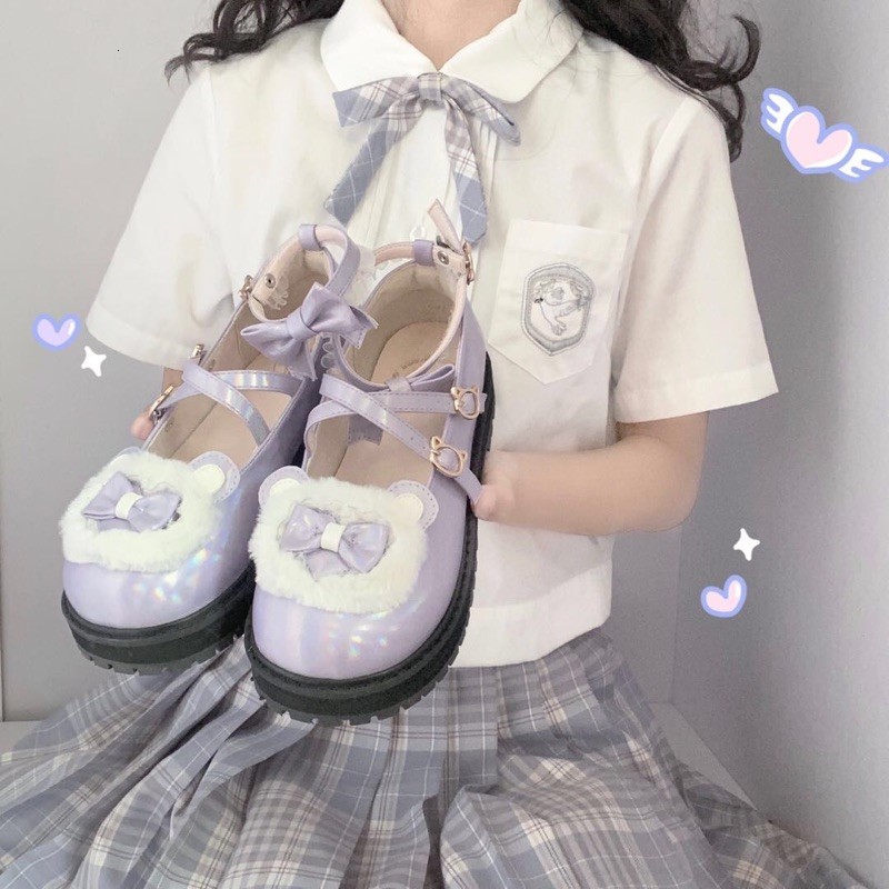 

Sweet Girls Platform Kawaii Tea Japanese Party Anime Lolita Apartments Jk Uniform Women's Shoes Cosplay Size 33-45 Pi98