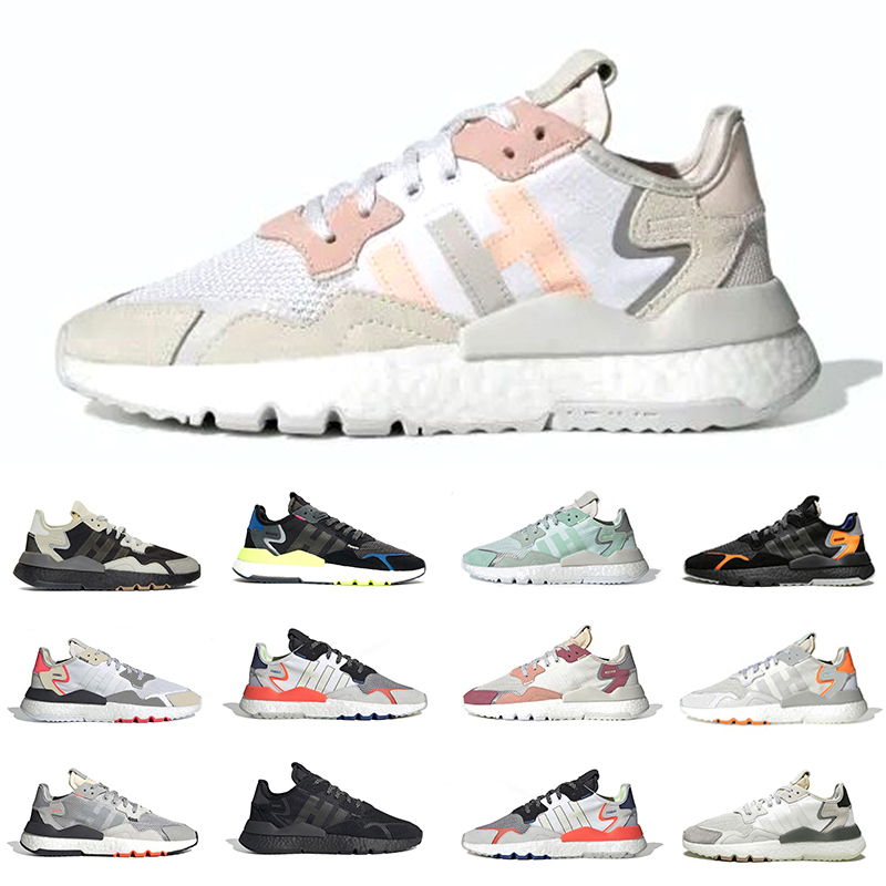 

Mens sneakers Nite jogger shoes Collegiate Green White red Silver Ice Pink Metallic Blue Pride Black Res Grey Two Solar Orange Grey Pack men women trainers sports shoe, Sky blue