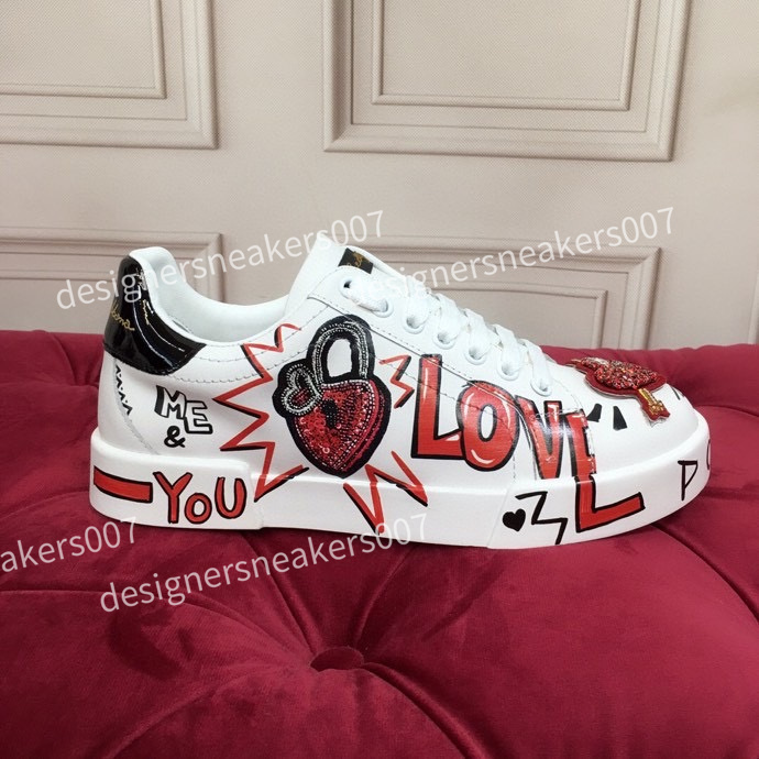 

Ltaly classic fashion boots casual shoes patchwork trendy sneakers ladies punk rivet low-top men women leather skateboard sports shoe 35-45, 07