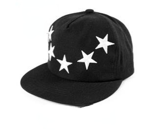 Adult Five Pointed Star Embroidered Baseball Cap Men's and Women's Spring and Summer Duck Tongue Hat Large Head Circumference Sun Shading