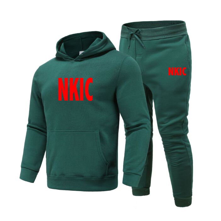 

Men's Brand Tracksuit Jogger Sportswear Casual Sweatershirts Sweatpants Streetwear Pullover letter Print Fleece Sports Suit Men Sets, 4 sports brand logo
