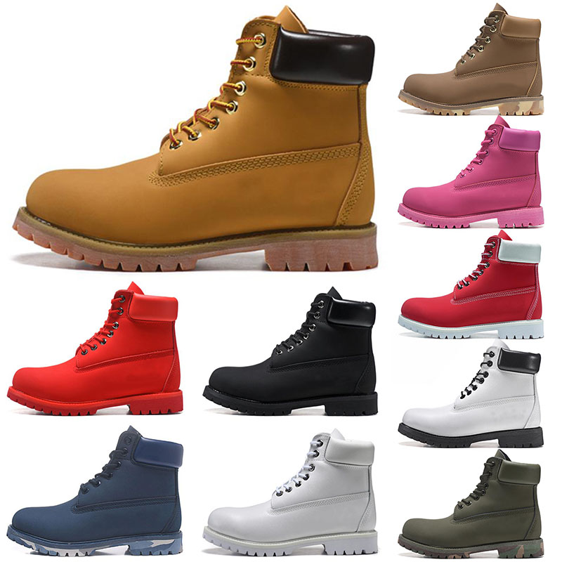 

2021 Rubber Platform men boots designer land mens womens shoes Ankle winter for cowboy classic women yellow blue black hiking work Motorcycle boot booties 36-46, 36-40