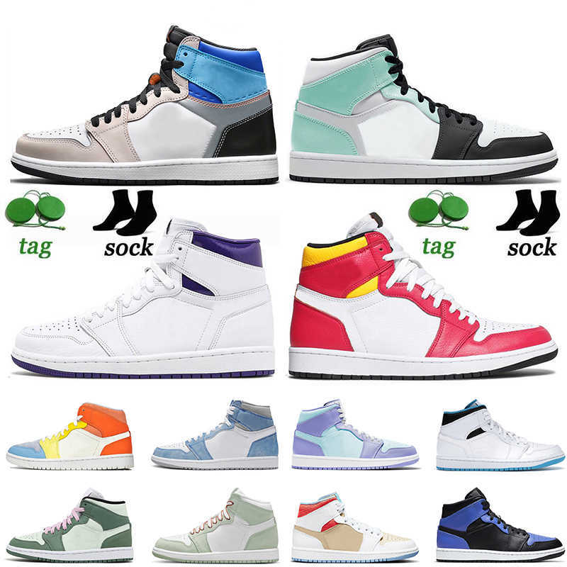 

Travis Scotts High OG Jodan 1s Mens Basketball Shoes Jorden 1 Womens Sneakers Jumpman Mid Laser Blue Light Fusion Red Trainers, #11 mid to my first coach 36-46