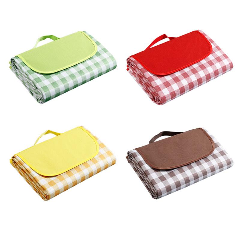 Outdoor Pads 2*2m Picnic Mat Waterproof And Moisture-proof Beach Tent Folding Portable Lightweight Oxford Cloth Camping Blanket-image-745718227