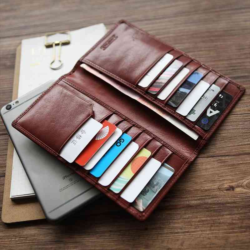

genuine leather men wallets ultra thin purse famous brand wallet, Red;black