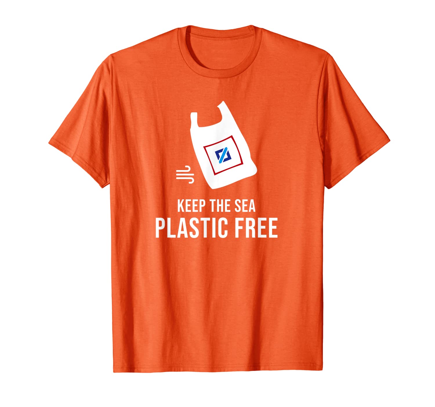 

Plastic Pollution - Keep the Sea Plastic Free T-Shirt, White;black