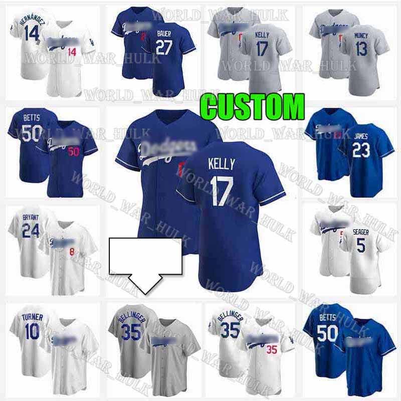 

17 Joe Kelly Jersey 13 Max Muncy 14 Enrique Hernandez Mookie Betts Corey Seager Dodgers 31 Mike Piazza 10 Justin Turner Los Angeles, Blue;black