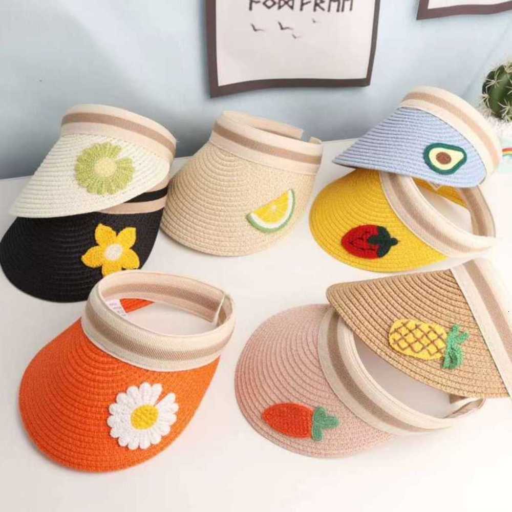 

Summer children's open top hat parent child outdoor sun Korean cute duck tongue proof female baseball cap, Yellow