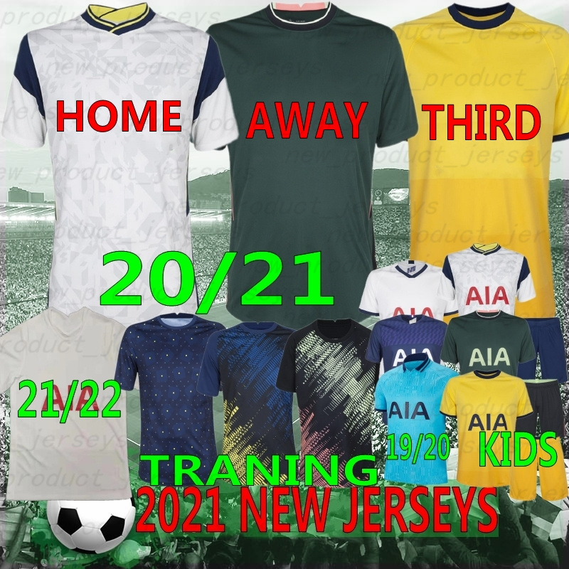 

Thai Tottenham 21/22 quality KANE Soccer Jersey LAMELA BERGWIJN NDOMBELE DELE SON jersey 20/21 Football shirt Men kids kit SET uniform, Reci