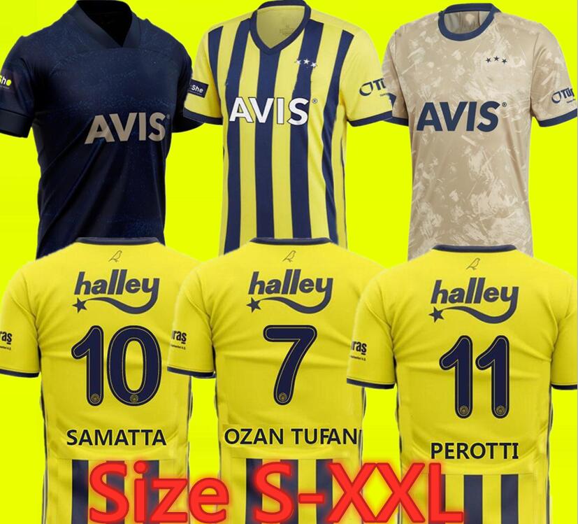 

20 21 Fenerbahce soccer jerseys 2020 2021 CAMISETAS DE FÚTBOL home Mesut Özil Ozan Tufan Perotti Samatta Camiseta football shirts uniform, Yellow