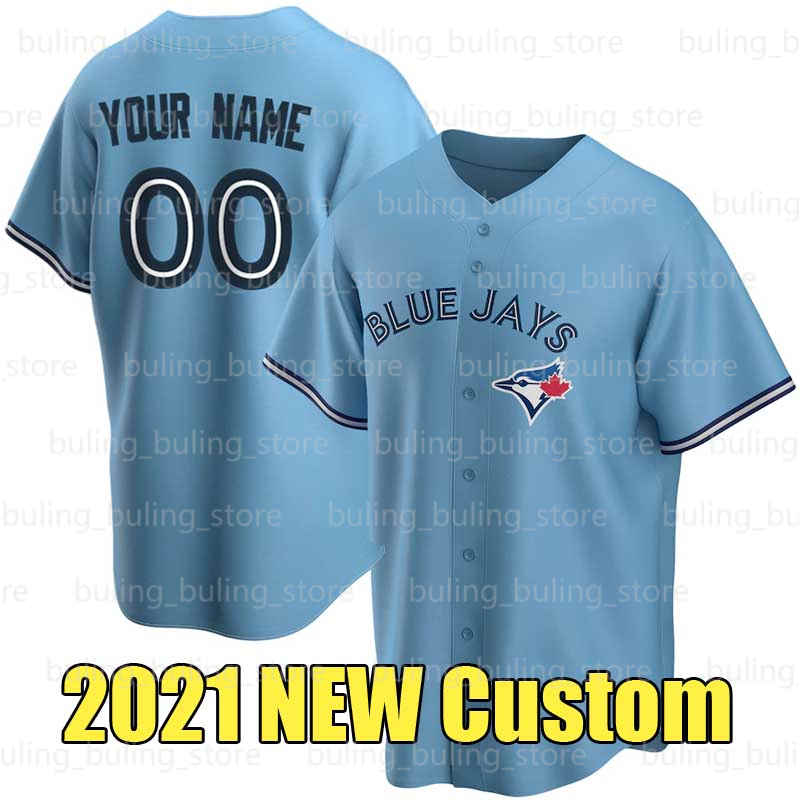 

Jays Baseball Jersey Custom Toronto 27 Vladimir Guerrero Jr. Blue 4 George Springer 11 Bo Bichette 8 Cavan Biggio 24 Nate Pearson 15 Randal Grichuk 74 Breyvic Valera, Men new custom cool base(l n)