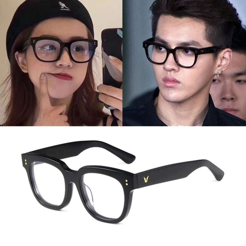 

2021 New Square Gentle Brand Designer Unac Hand Made Acetate Women Men Computer Optical Spectacle Frame Myopia Glasses E8M8