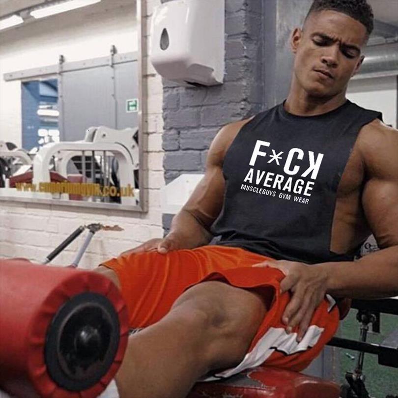 

brand clothing summer fitness tank men cotton sleeveless loose vest singlet casual mens o neck solid color shirt tank, White;black