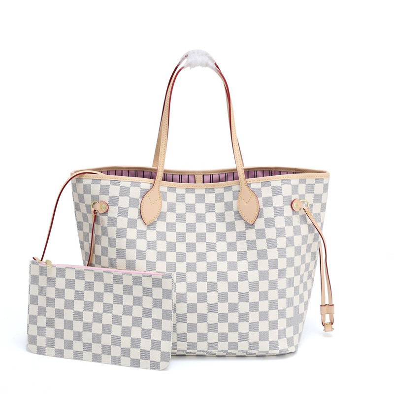 

Fashion women's bag luxury large capacity portable messenger high quality Lou vdeng designer original leather shoulder shopping zipper star (combination), Split