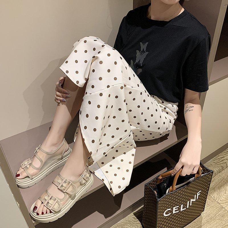 

Dress Shoes Summer 2021 Belt Buckle Open Toe Thick Bottom Increased Sandals Female Low Heel Rubber Mesh Sports Z829, Black