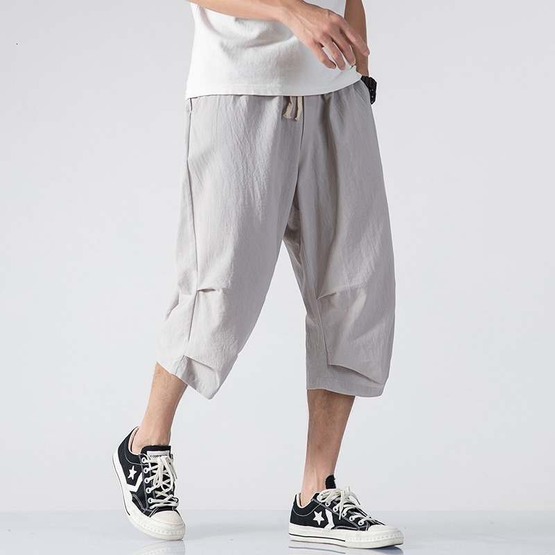 

New Baggy Cotton Harem Manly 2021 Japanese Vintage Solid Women Hip Hop Pants Pantalone Big Size 2dhb, Grey light