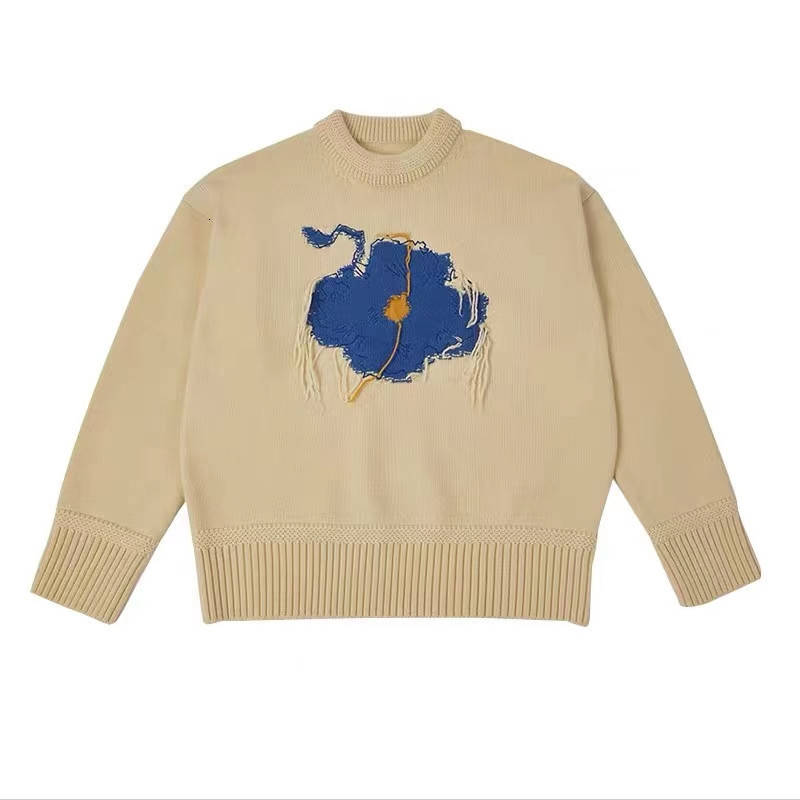 

2021 20fw New Ader Men Women High Quality Blue Graffiti Embroidery Sweatshirts Sweater Csft