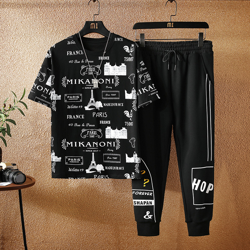 

2021 New T-shirt Men Women Summer Printed Letter Fashion Casual Tshirts Streetwear Cotton Tops Two Pieces Hip Hop Shirt 22gp, Beige