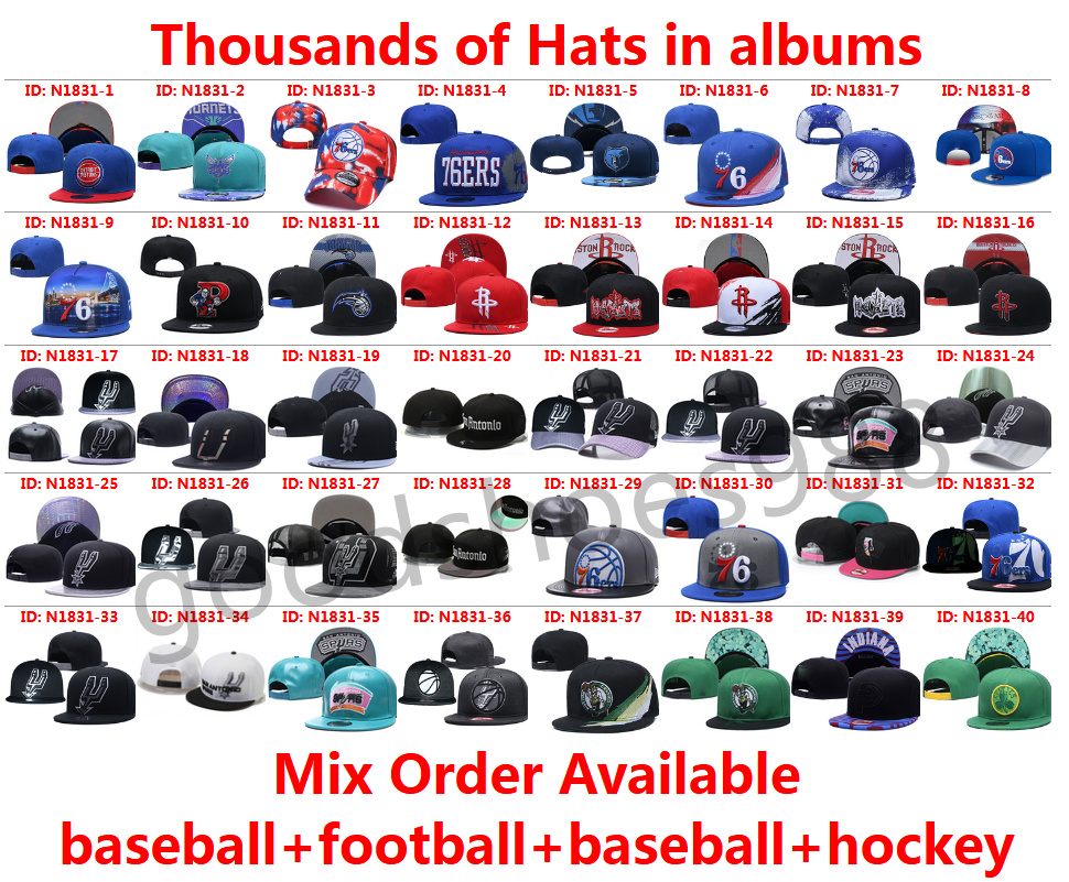 

2021 Top quality Wholesale Baseball Sport Team Snapback Cap All Football Hats for Man Women Adjustable sports Visors Hip-Hop Caps More Than 10000+, More style - pls contact seller