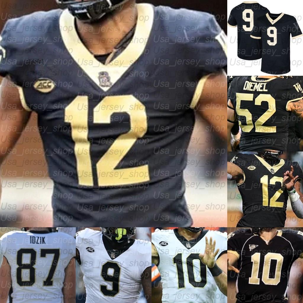 

Custom Wake Forest Demon Deacons College Football Jerseys Sam Hartman Beal-Smith Michael Kern Taylor Morin Jaquarii Roberson Donavon Greene, Black