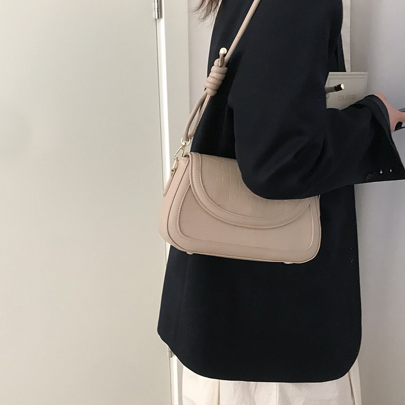 

french niche advanced sense bag women's 2021 fashion color contrast underarm versatile