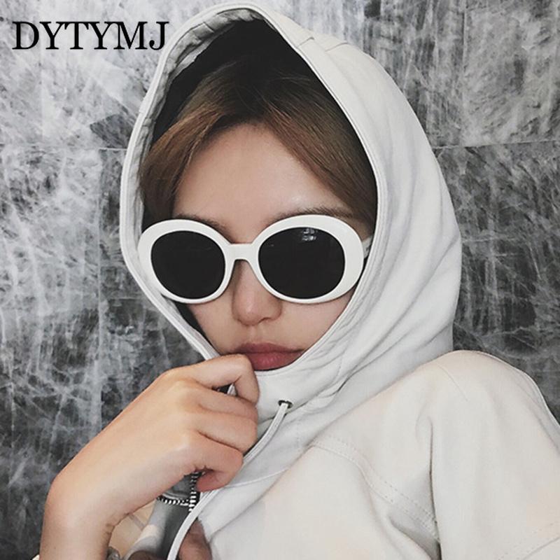 

Sunglasses DYTYMJ Oval Women Vintage Round Frame Punk Glasses Classic Colorful Pink Shades For Wholesale
