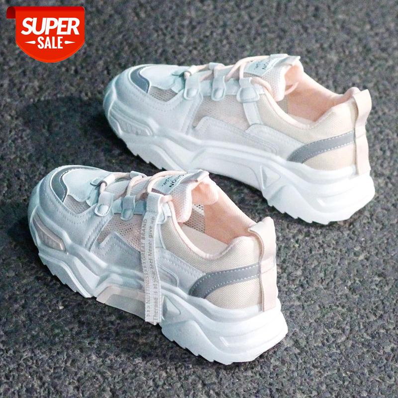 

2020 Sneakers Women Platform Shoes Fashionable Thick Sole Basket Femme Trainers Zapatos Mujer Designer Casual Chunky Shoes Woman #kV55