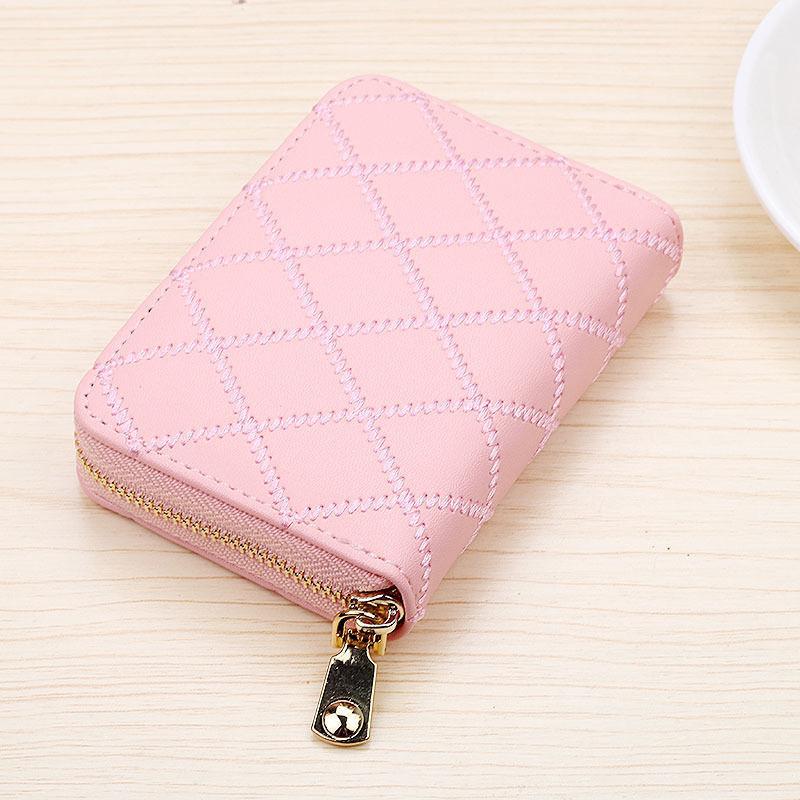 

Card Holders Wallet Bag 2021 Women's Large Capacity Small Purse Carteira Masculina, Champagne gold