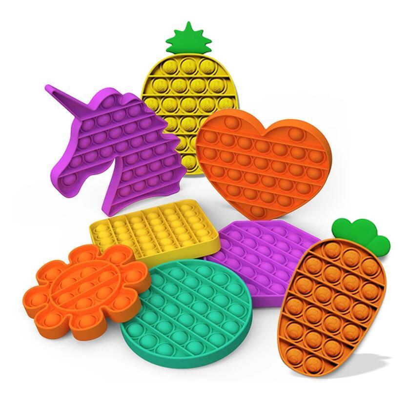 

Pop It Fidget Toy Sensory Push Pop Bubble Fidget Sensory Toy Autism Special Needs Anxiety Stress Reliever for Students Office Workers