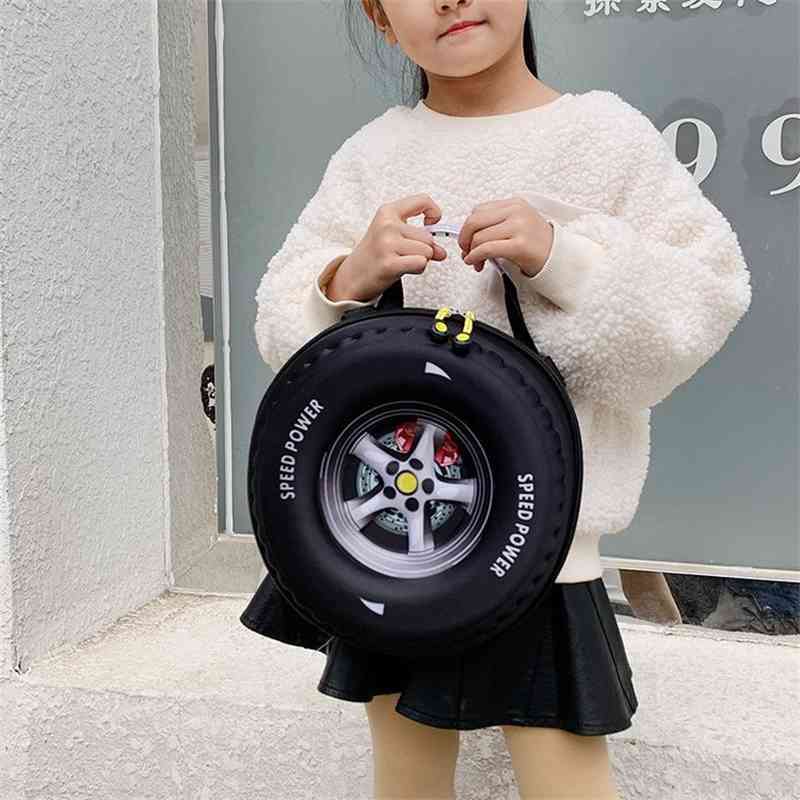 

2020 new Korean children's tire fashion modeling kindergarten schoolbag boys' Backpack, Yellow