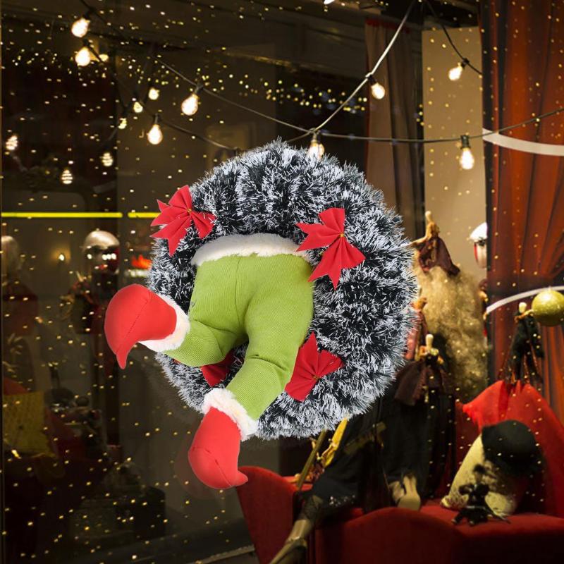 Christmas Decorations 2022 Thief Stole Plush Leg Stuffed Toy Doll Hang For Home Year-image-746142567