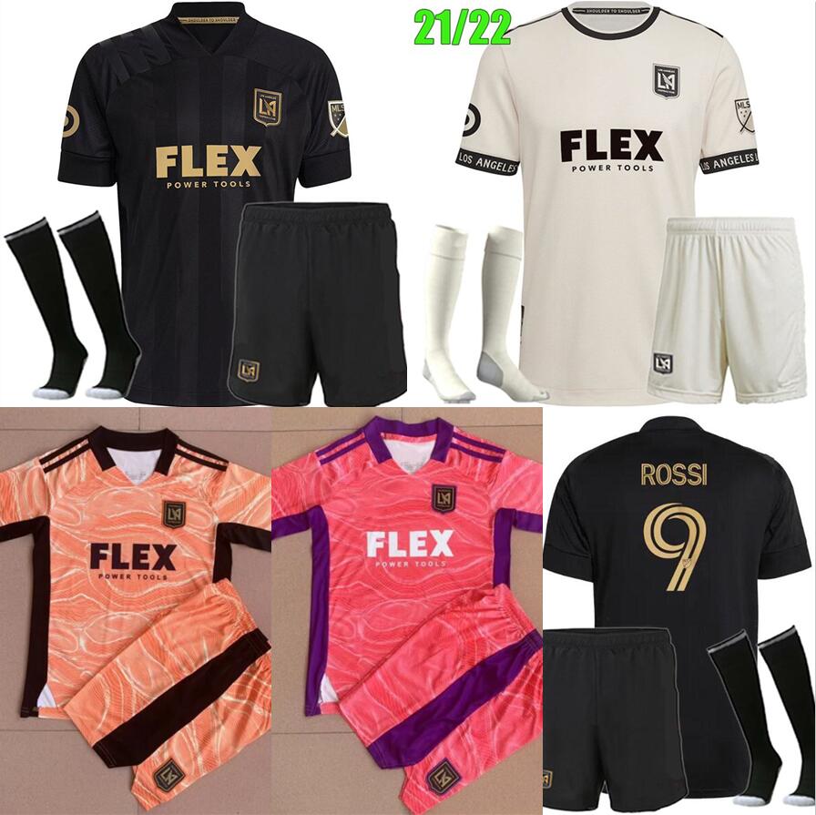 

20 21 goalkeeper Los Angeles FC Soccer Jerseys LAFC ROSSI VELA 2021 2022 Home & away Football kit BLESSING DIOMANDE Short Sleeve adult Suit, Red