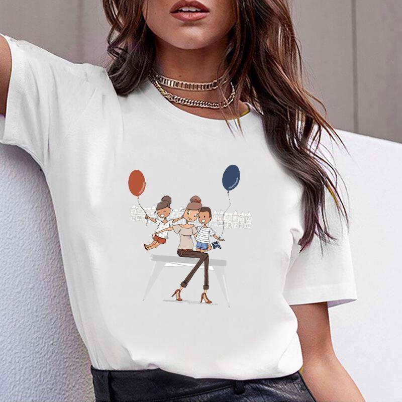 

Women Clothes Print Mom Life Sweet Boy Girl Short Sleeve Tshirt Printed Women Shirt T Female T-shirt Top Casual Woman Tee, Bvr9069