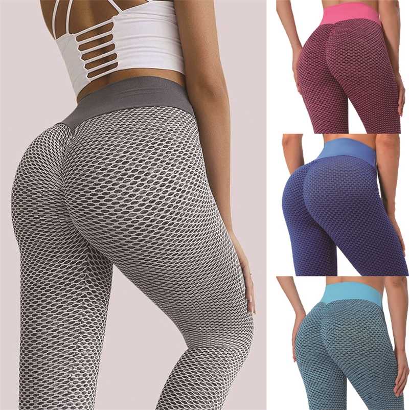 

Sexy Butt Lifting Anti Cellulite Leggings Women Pants Gym Clothing Sports Leggins Push Up Sportwear High Waist Tights Fitness 211231, Pocket shorts purple