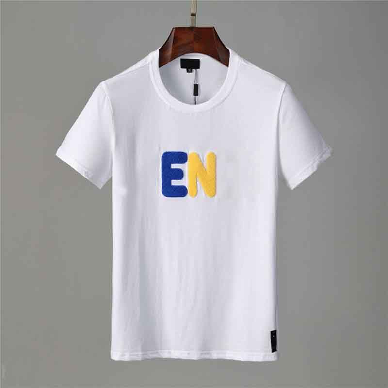 

2021ss Fashion Brand Designer T Shirt Hip Hop White Mens Clothing Casual Tees For Men With Letters Printed tshirt Size M-3XL, Silver