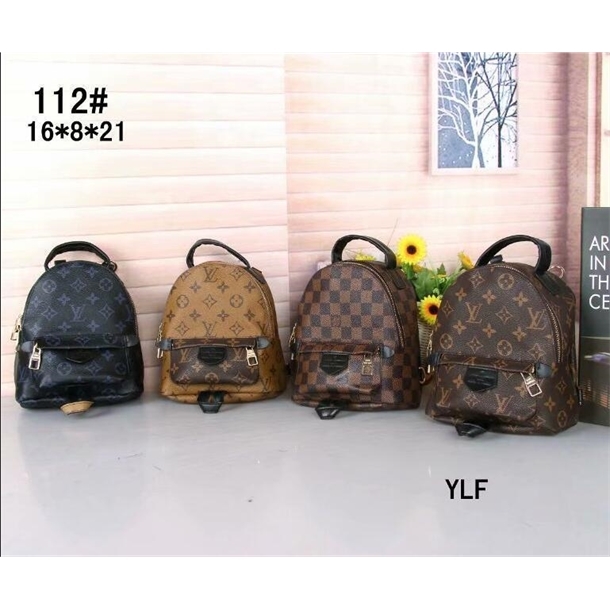 

Original Design Genuine leather mini women bag children backpack luxury famous fashion Springs Palm